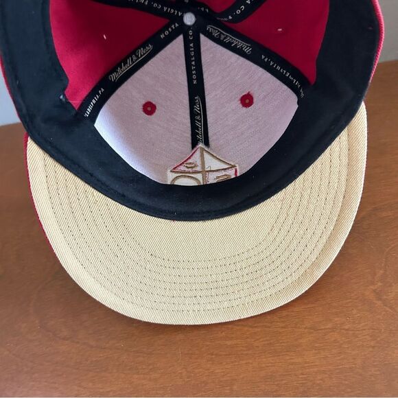 San Fransisco 49ers NFL Football Mitchell & Ness Vtg Wool Fitted Hat 7 3/8 - Picture 11 of 11